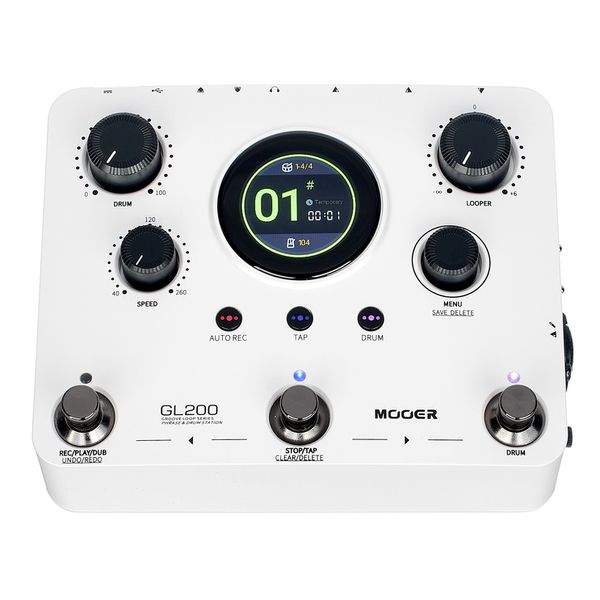 Mooer GL200 Groove Loop Phrase and Drum Station Pedal