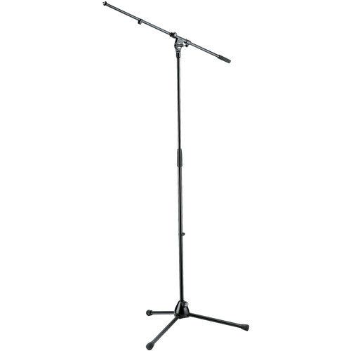 K&M 210/2 Microphone Stand with Fixed Boom - Black