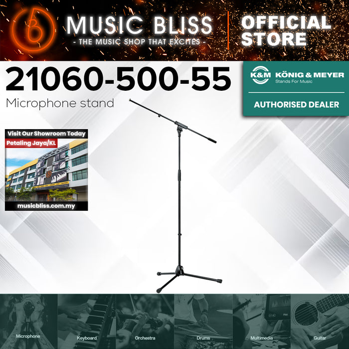 K&M 210/6 Microphone Stand - Black