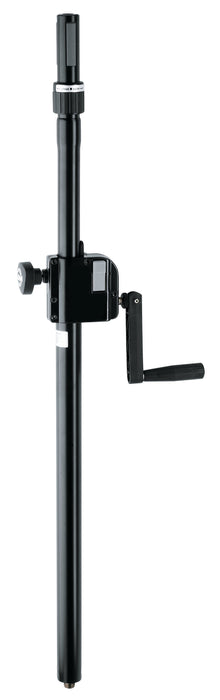 K&M 21340 Adjustable Speaker Pole with Hand Crank and Ring Lock