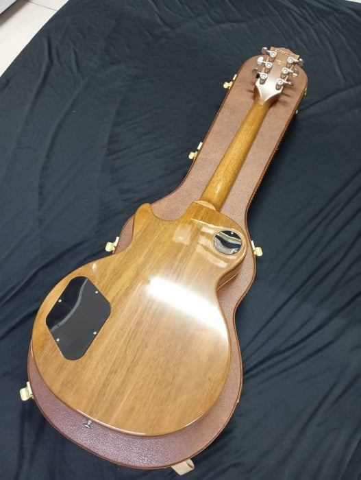 [SN 214540130] CERTIFIED USED GIBSON LES PAUL STANDARD 60S FIGURED TOP ELECTRIC GUITAR - OCEAN BLUE (2024)