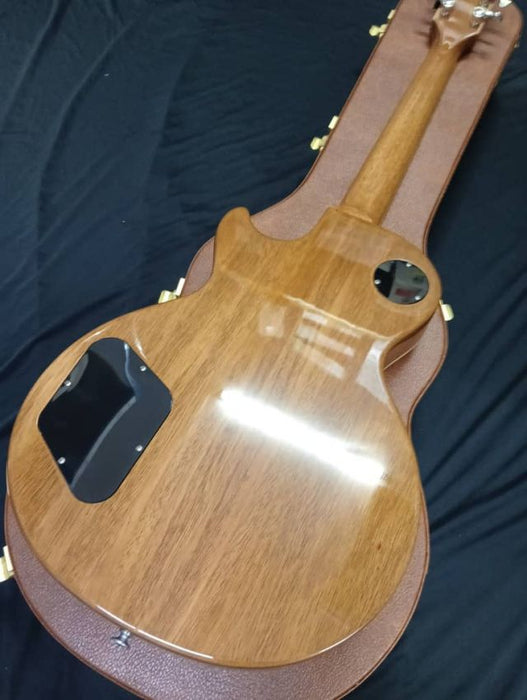 [SN 214540130] CERTIFIED USED GIBSON LES PAUL STANDARD 60S FIGURED TOP ELECTRIC GUITAR - OCEAN BLUE (2024)