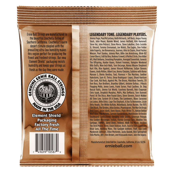 Ernie Ball 2145 Custom Light Earthwood Phosphor Bronze Acoustic Strings
