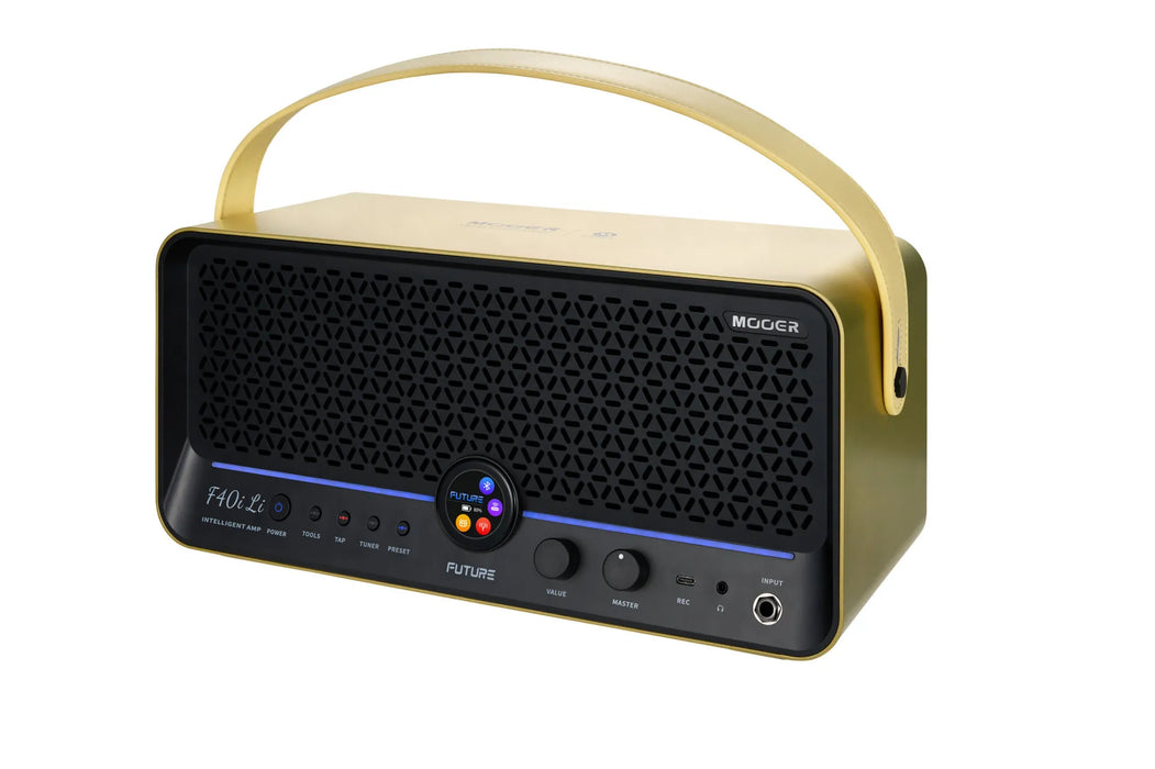 Mooer F40i AI Intelligent Amp with Lithium Battery - Imperial Gold