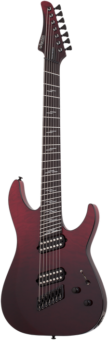 Schecter Reaper-7 Elite Multi-scale 7-string Electric Guitar - Blood Burst - Music Bliss Malaysia
