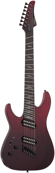 Schecter Reaper-7 Elite Multi-scale 7-string Left-Handed Electric Guitar - Blood Burst - Music Bliss Malaysia