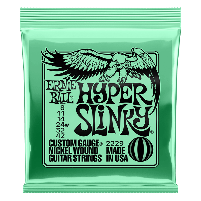 Ernie Ball 2229 Hyper Slinky Nickel Wound Electric Guitar Strings