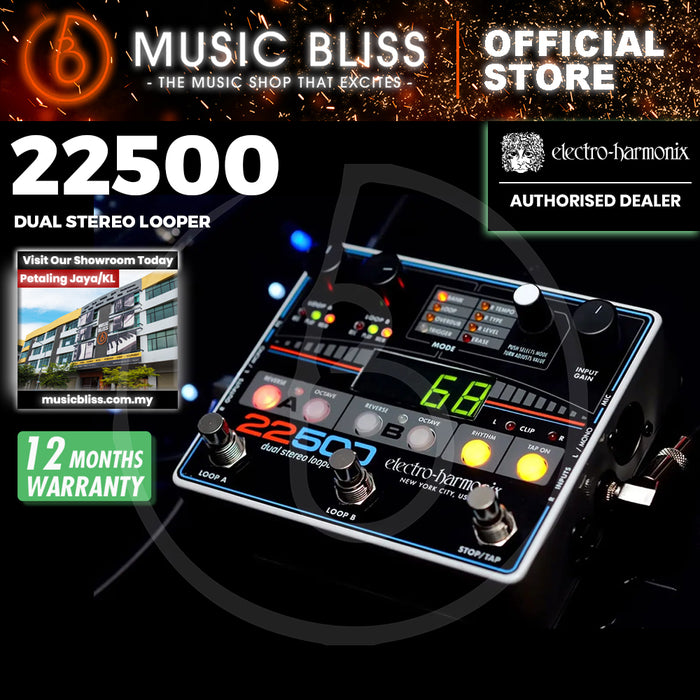 Electro Harmonix 22500 Dual Stereo Looper Pedal