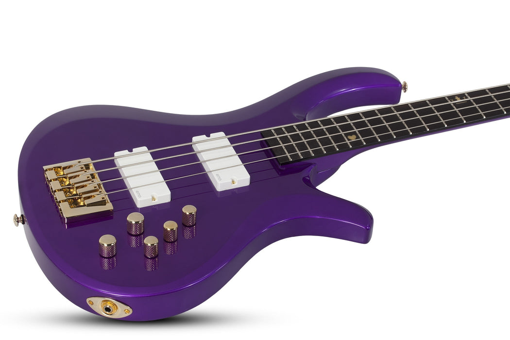 Schecter Freezesicle-4 Electric Bass Guitar - Freeze Purple