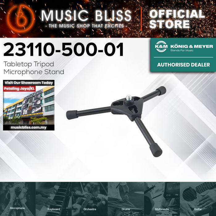 K&M 231/1 Tabletop Tripod Microphone Stand