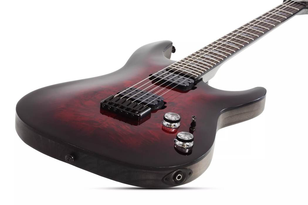 Schecter Omen Elite-6 Electric Guitar - Black Cherry Burst