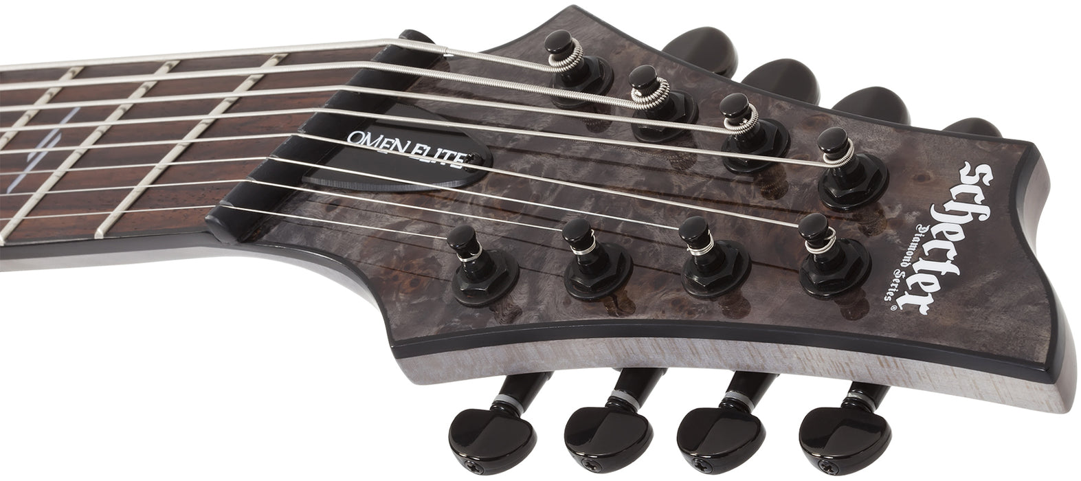 Schecter Omen Elite-8 MS Electric Guitar - Charcoal