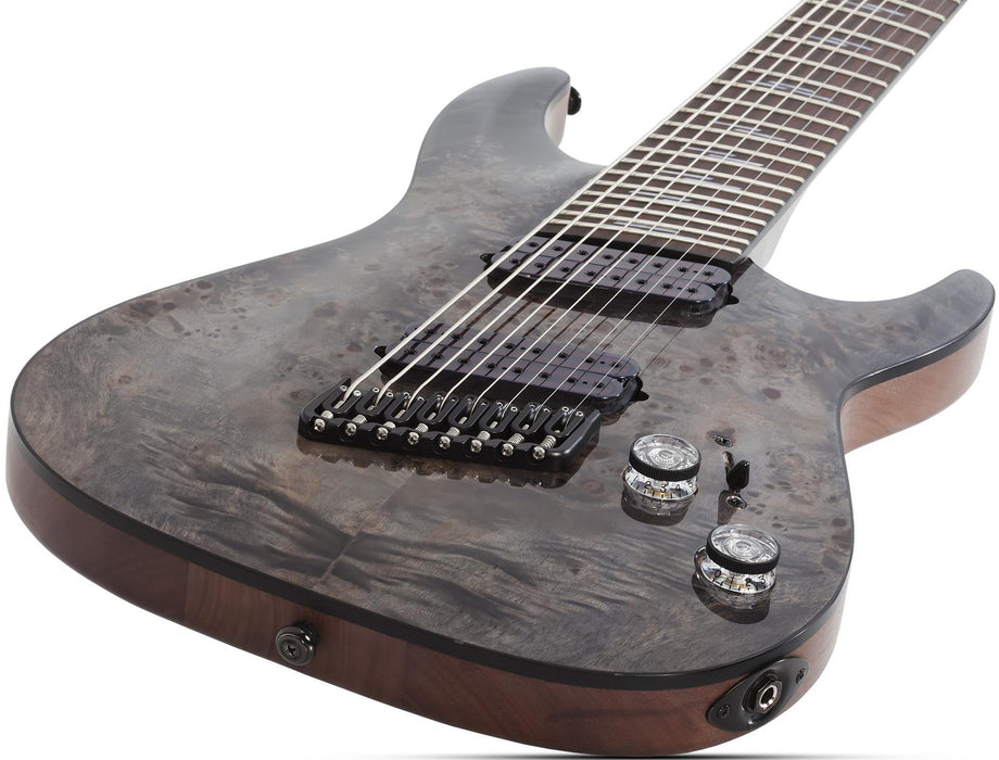Schecter Omen Elite-8 MS Electric Guitar - Charcoal