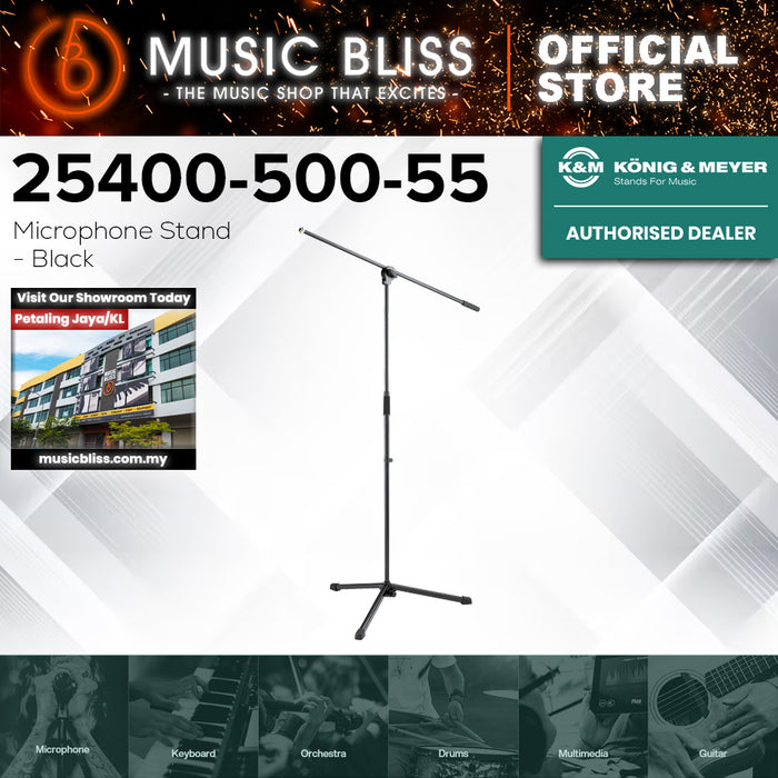 K&M 25400 Microphone Stand - Non-detachable