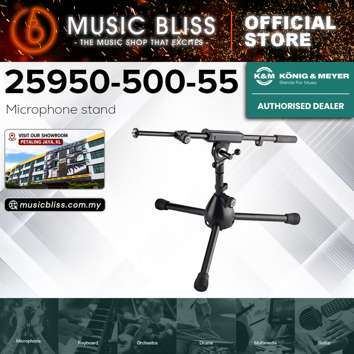 K&M 25950 Low-profile Kick Drum Mic Stand