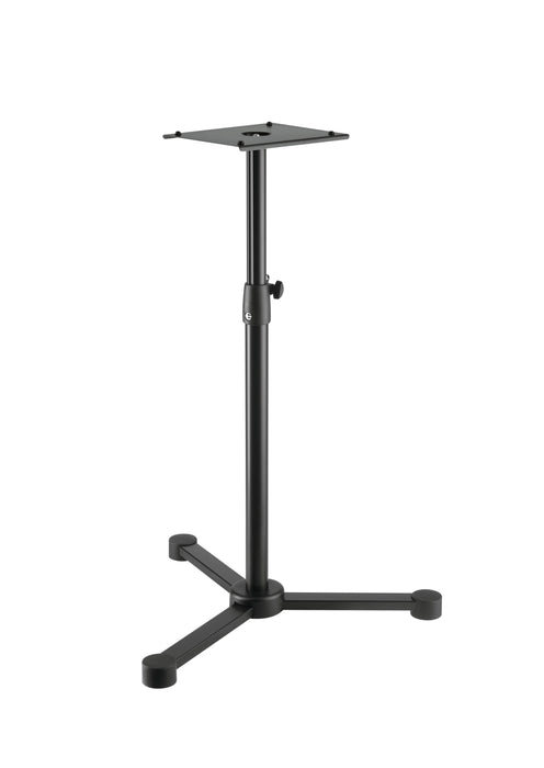 K&M 26720 Adjustable Monitor Speaker Stand - Black