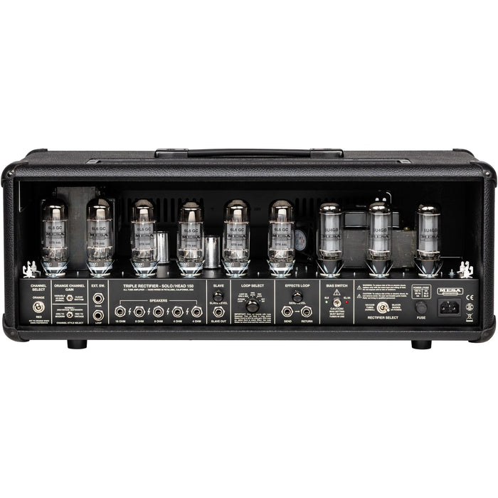 Mesa/Boogie 90s Triple Rectifier 150-watt Amplifier Head, Black Bronco with Black Diamond Plate