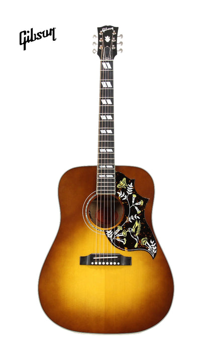 GIBSON ACOUSTIC HUMMINGBIRD KOA/CARPATHIAN SPRUCE ACOUSTIC-ELECTRIC GUITAR - HONEYBURST
