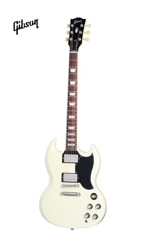 GIBSON SG STANDARD '61 STOPBAR ELECTRIC GUITAR - CLASSIC WHITE - Music Bliss Malaysia