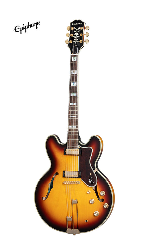 Epiphone Sheraton Frequensator Semi-hollowbody Electric Guitar - Vintage Sunburst - Music Bliss Malaysia
