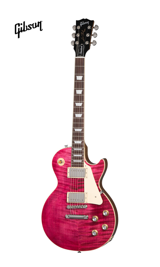 GIBSON LES PAUL STANDARD 60S FIGURED TOP ELECTRIC GUITAR - TRANS FUCHSIA - Music Bliss Malaysia