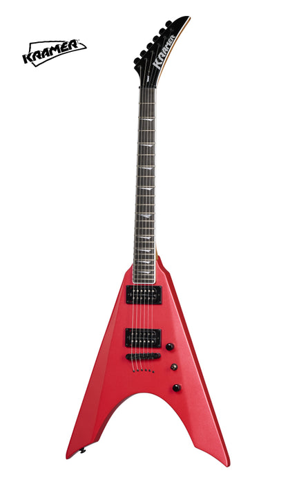 Kramer Nite-V Electric Guitar - Crimson Red Metallic