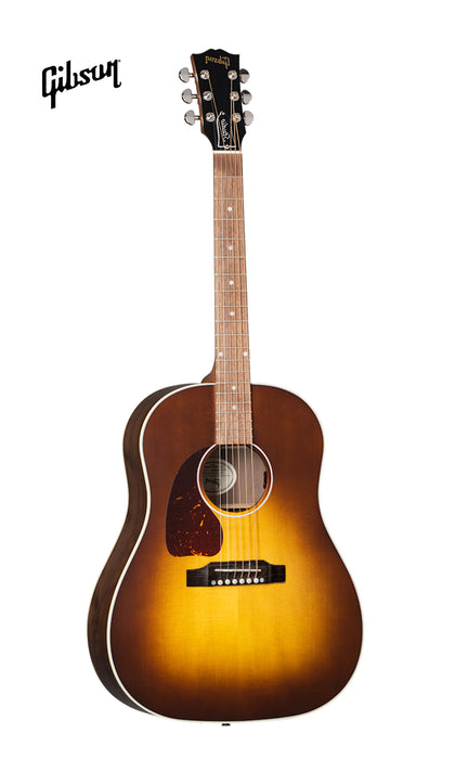 GIBSON ACOUSTIC J-45 STUDIO WALNUT LEFT-HANDED ACOUSTIC-ELECTRIC GUITAR - WALNUT BURST