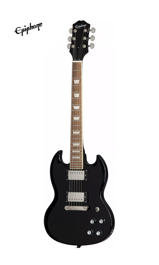 Epiphone Power Players SG Electric Guitar - Dark Matter Ebony (Gig Bag, Cable, Picks Included) - Music Bliss Malaysia