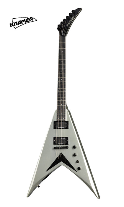 Kramer Dave Mustaine Vanguard Electric Guitar - Silver Metallic