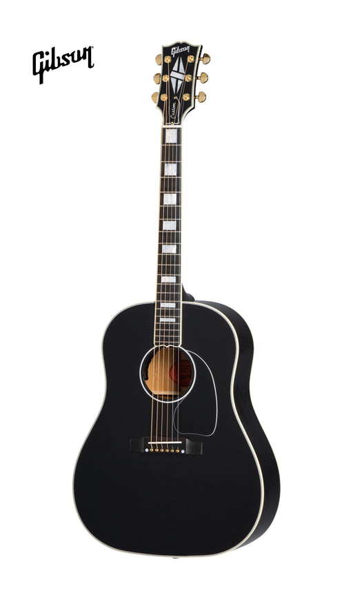 GIBSON J-45 CUSTOM ACOUSTIC-ELECTRIC GUITAR - EBONY - Music Bliss Malaysia