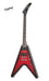 Epiphone Dave Mustaine Prophecy Flying V Figured Electric Guitar - Aged Dark Red Burst - Music Bliss Malaysia