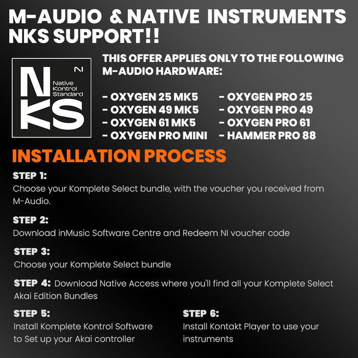 M-Audio Oxygen Pro 49 49-key MIDI Controller Keyboard