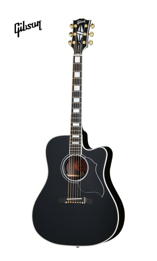 GIBSON SONGWRITER EC CUSTOM ACOUSTIC-ELECTRIC GUITAR - EBONY - Music Bliss Malaysia