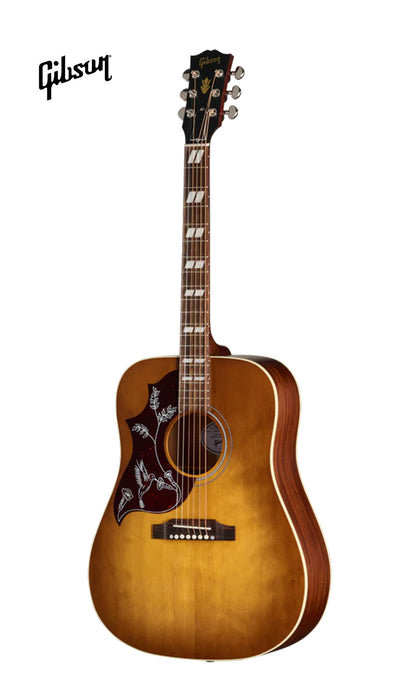 GIBSON ACOUSTIC HUMMINGBIRD SPECIAL LEFT-HANDED ACOUSTIC-ELECTRIC GUITAR - SATIN HONEY BURST