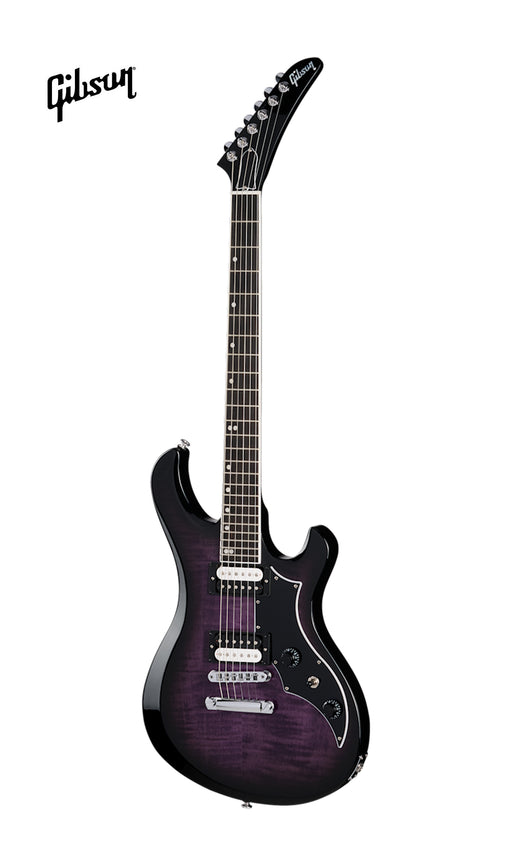 GIBSON VICTORY FIGURED TOP ELECTRIC GUITAR - DARK PURPLE BURST