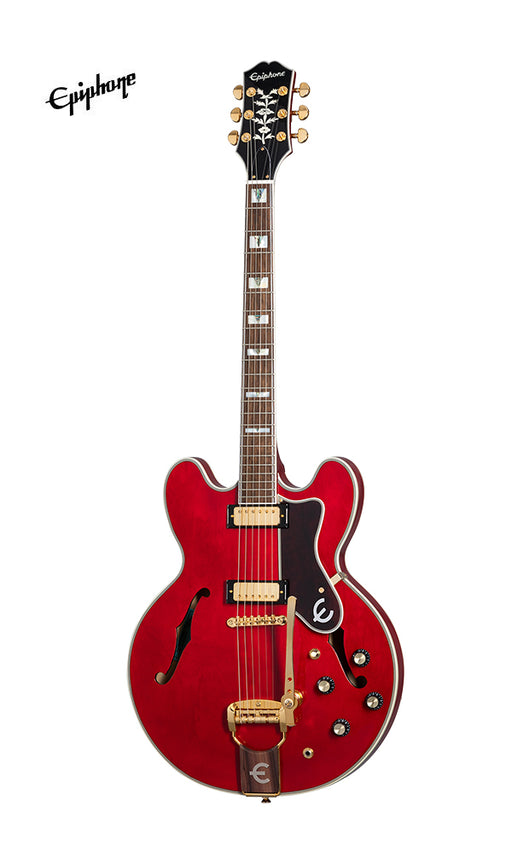 Epiphone 150th Anniversary Sheraton Semi-hollowbody Electric Guitar, Case Included - Cherry - Music Bliss Malaysia