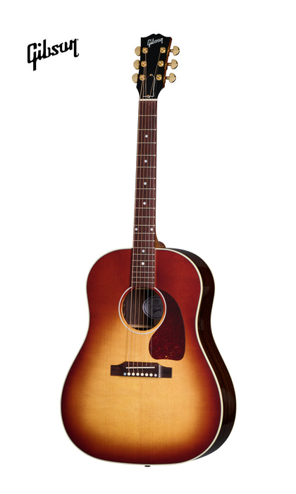 GIBSON ACOUSTIC J-45 STANDARD ROSEWOOD ACOUSTIC-ELECTRIC GUITAR - ROSEWOOD BURST - Music Bliss Malaysia