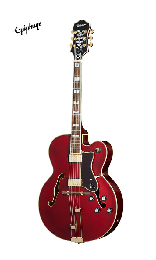 Epiphone Broadway Hollowbody Electric Guitar - Wine Red - Music Bliss Malaysia