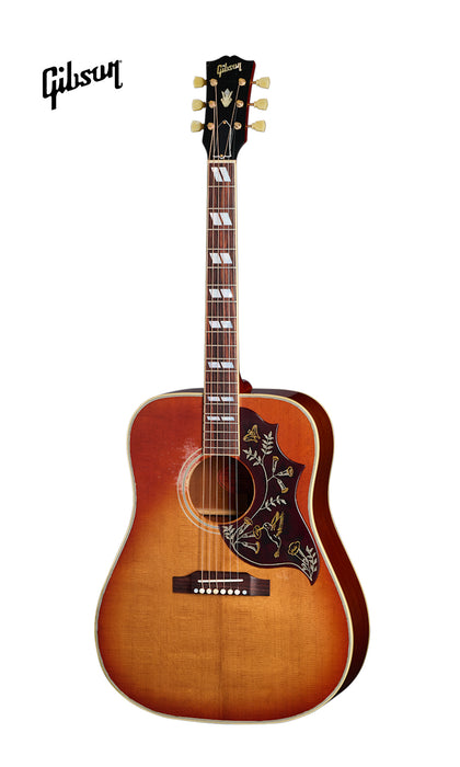 GIBSON ACOUSTIC 1960 HUMMINGBIRD HEAVY AGED ACOUSTIC GUITAR - WASHED CHERRY SUNBURST