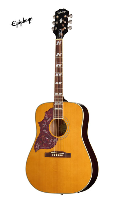 Epiphone Hummingbird Studio Left-handed Acoustic-electric Guitar - Antique Natural
