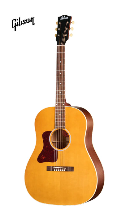 GIBSON ACOUSTIC J-45 CENTURY 12-FRET LEFT-HANDED ACOUSTIC GUITAR - VINTAGE AMBER
