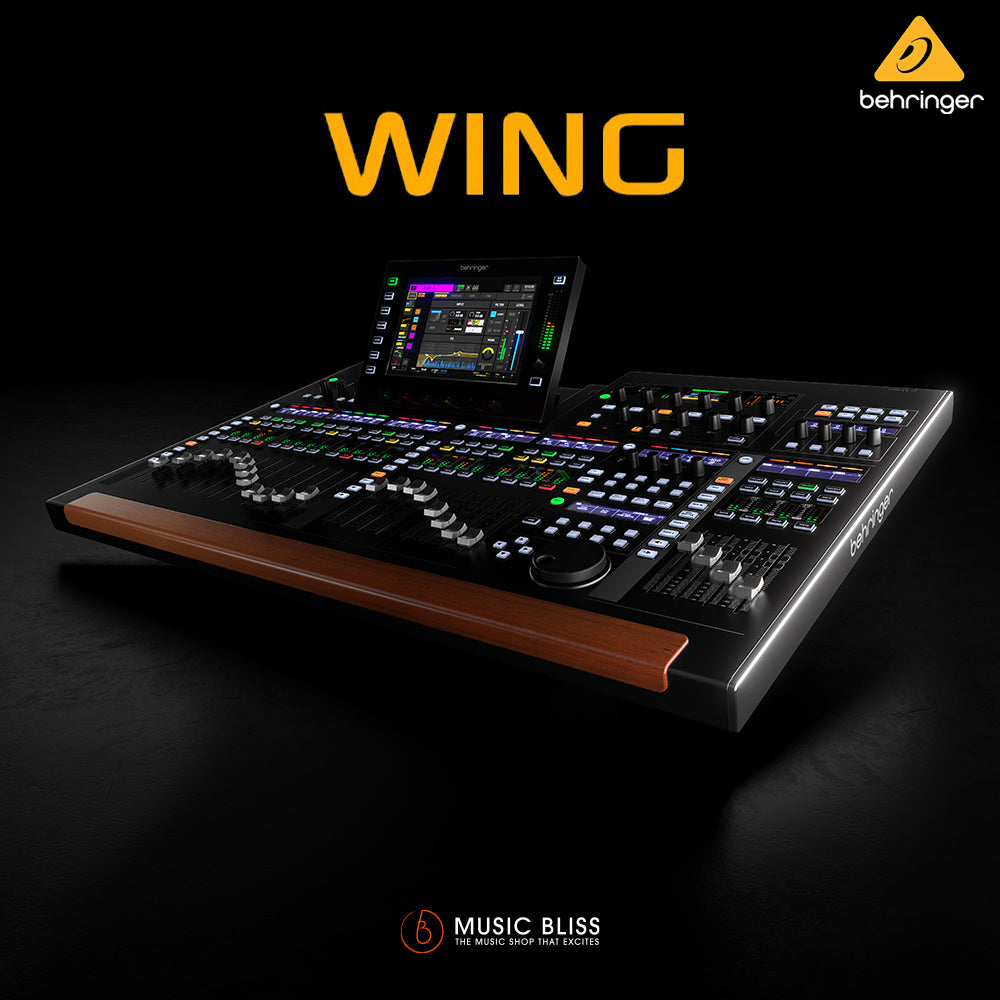 Behringer WING 48-channel Digital Mixer with Decksaver - Black (Free Upgrade Freight Case)