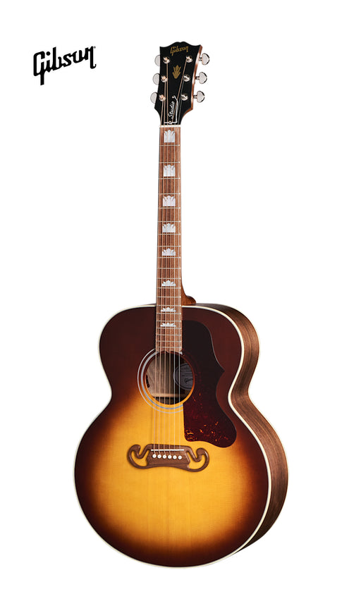 GIBSON ACOUSTIC SJ-200 STUDIO WALNUT ACOUSTIC-ELECTRIC GUITAR - WALNUT BURST WITH GLOSS TOP
