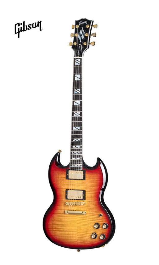 GIBSON SG SUPREME ELECTRIC GUITAR - FIREBURST - Music Bliss Malaysia