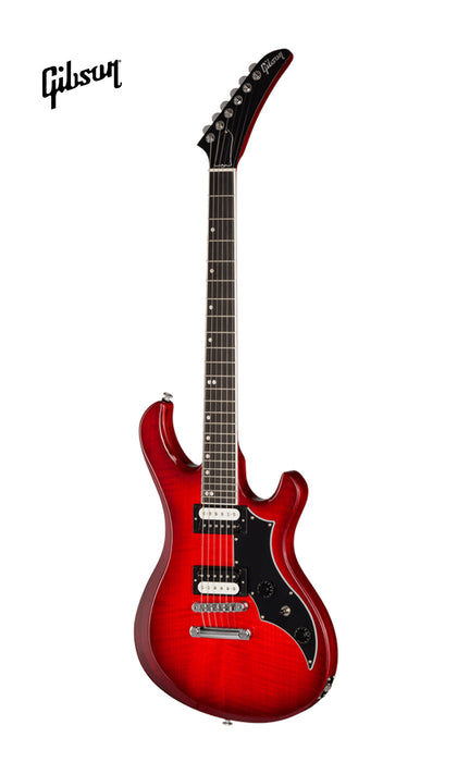 GIBSON VICTORY FIGURED TOP ELECTRIC GUITAR - CHERRY BURST