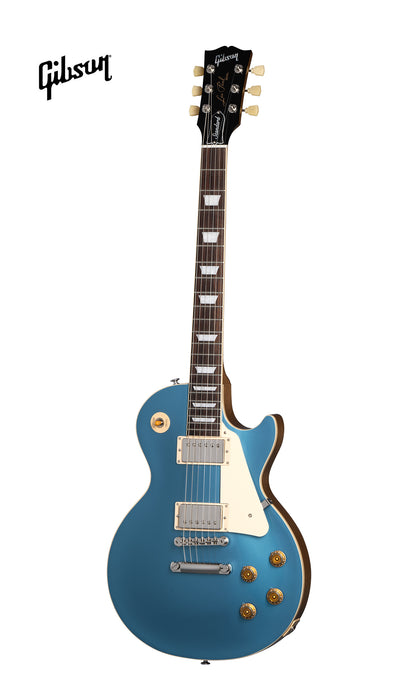 GIBSON LES PAUL STANDARD 50S PLAIN TOP ELECTRIC GUITAR - PELHAM BLUE - Music Bliss Malaysia