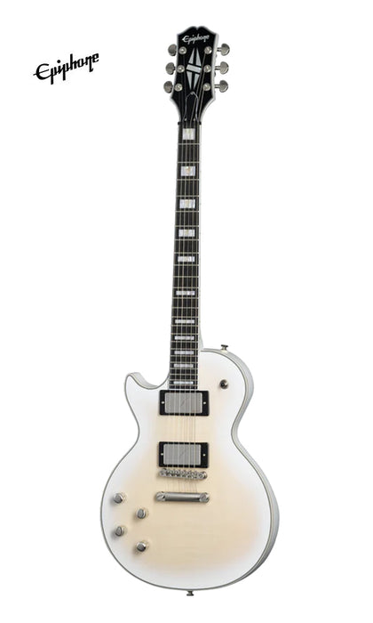 Epiphone Les Paul Prophecy Left-handed Electric Guitar with Premium Gig Bag - Aged White Tiger