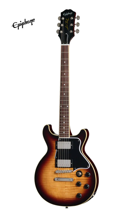 Epiphone Les Paul Special Double Cut Figured Electric Guitar - Bourbon Burst