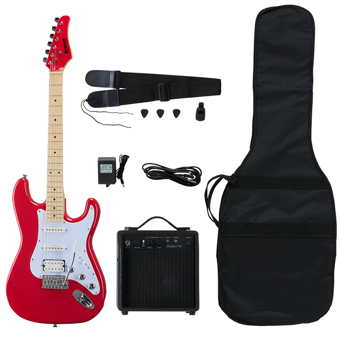 Kramer Focus Electric Guitar Player Pack - Red