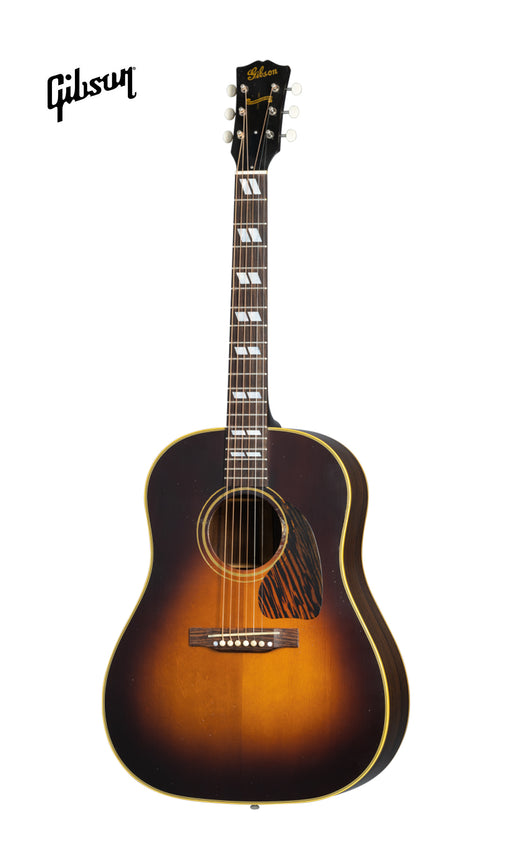 GIBSON 1942 BANNER SOUTHERN JUMBO MURPHY LAB LIGHT AGED ACOUSTIC GUITAR - VINTAGE SUNBURST - Music Bliss Malaysia